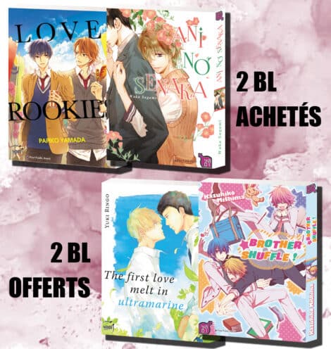 PACK été : 2 Yaoi achetés = 2 offerts