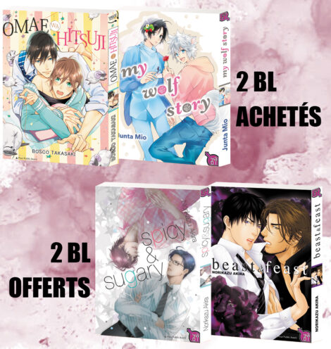 PACK été 2 : 2 Yaoi achetés = 2 offerts
